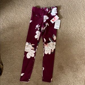Athleta XS floral leggings